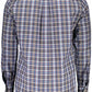 Blue Cotton Men Shirt