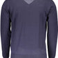 Blue Wool Men Sweater