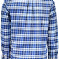 Blue Cotton Men Shirt