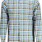 Blue Cotton Mens Shirt