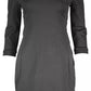 Black Polyester Women Dress