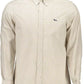 White Cotton Men Shirt