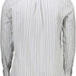 White Cotton Men Shirt