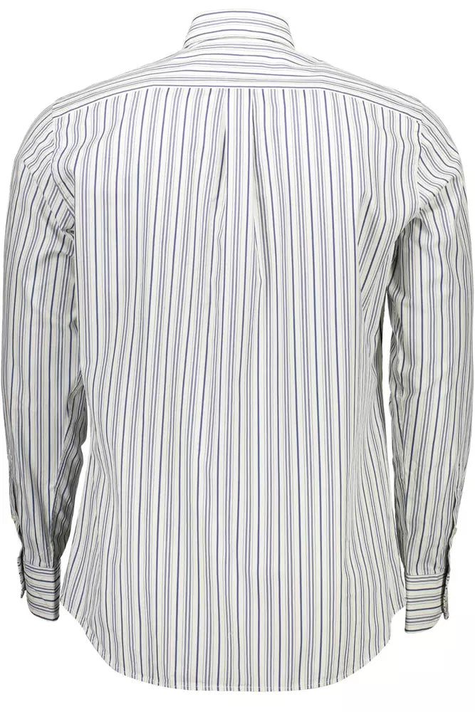 White Cotton Men Shirt