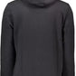 Black Cotton Men Sweater