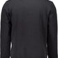 Black Cotton Men Sweater