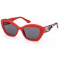 Red Injected Plastic Women Sunglass