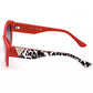 Red Injected Plastic Women Sunglass