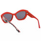 Red Injected Plastic Women Sunglass