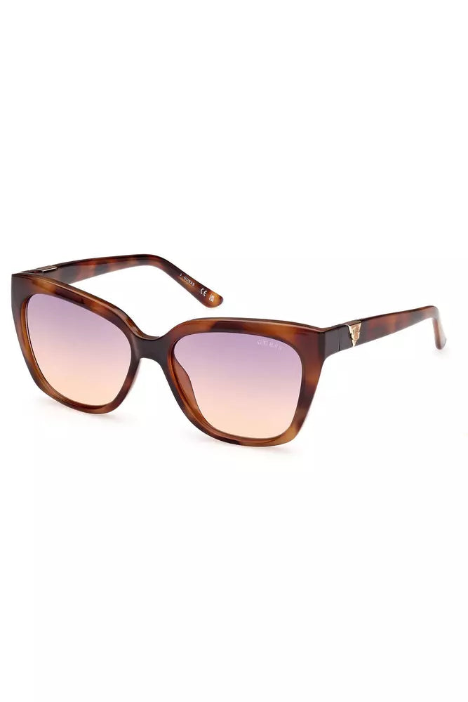 Brown Injected Women Sunglass