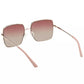 Gold Metal Women Sunglass