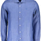 Blue Linen Men Shirt