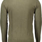 Green Viscose Men Sweater