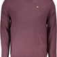 Purple Wool Men Sweater