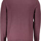 Purple Wool Men Sweater