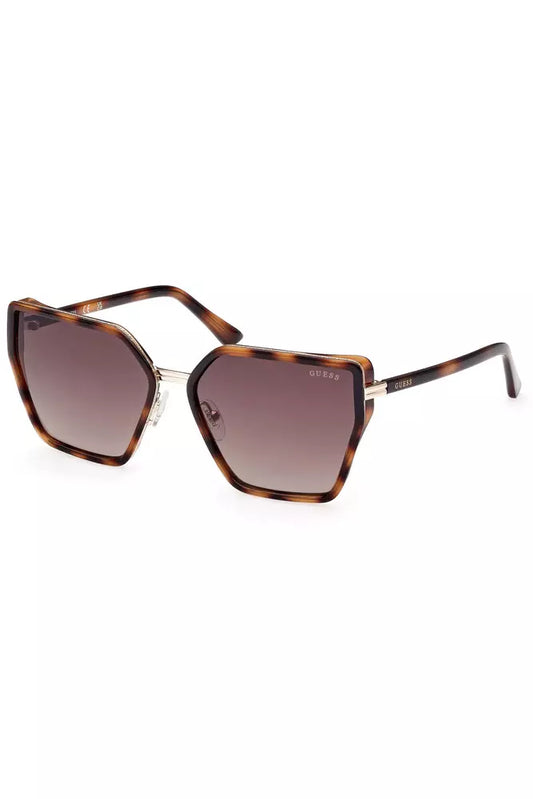 Brown Injected Women Sunglasses