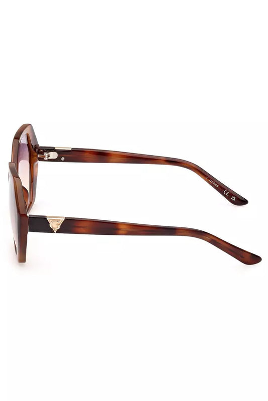 Brown Injected Plastic Women Sunglasses