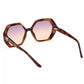 Brown Injected Plastic Women Sunglasses