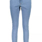 Light Blue Cotton Women Jeans