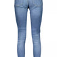 Light Blue Cotton Women's Skinny Jean