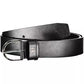 Black Leather Women Belt