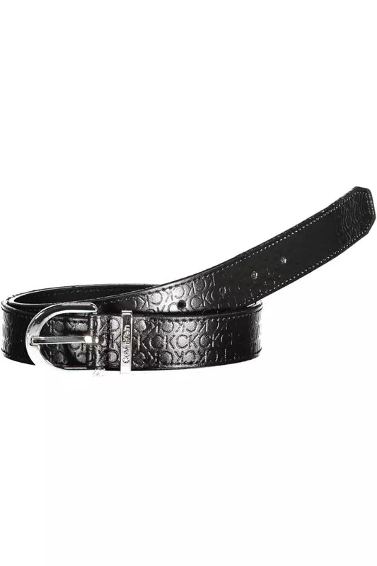 Black Leather Women Belt