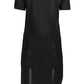 Black Viscose Women Dress