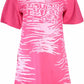 Pink Cotton Women Dress