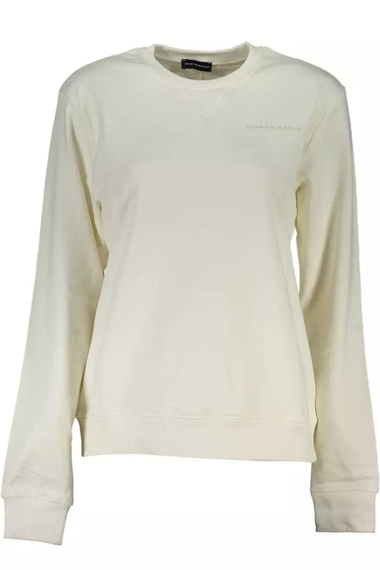 White Cotton Women Sweater