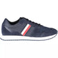 Blue Polyester Men Sneaker