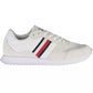 White Polyester Men Sneaker