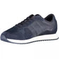 Blue Polyester Men Sneaker