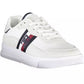 White Polyester Men Sneaker