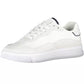 White Polyester Men Sneaker