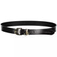 Black Leather Women Belt