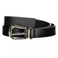 Black Leather Women Belt