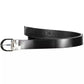 Black Polyester Women Belt