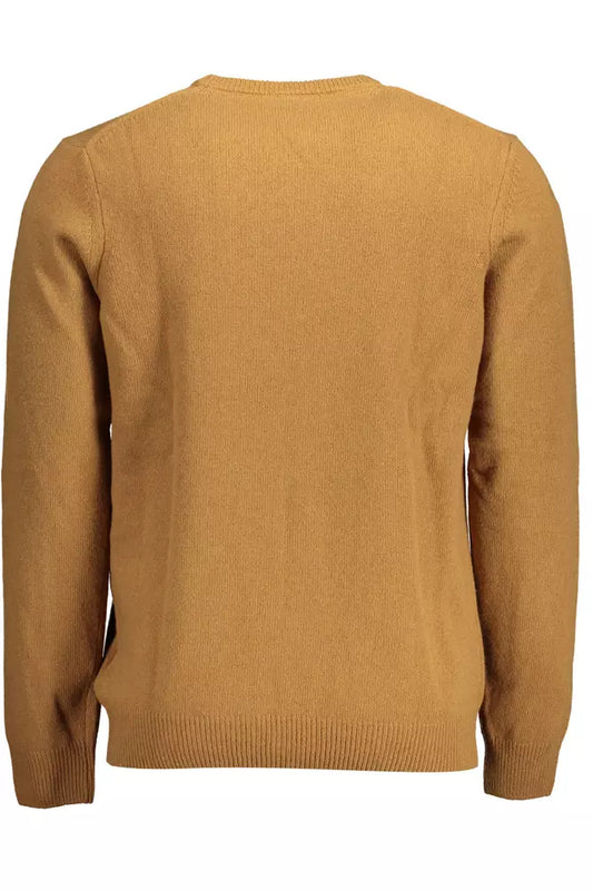 Brown Wool Men Sweater