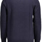 Blue Wool Men Sweater