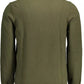 Green Wool Men Sweater