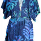 Blue Viscose Women Dress