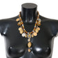 Elegant Gold-Plated Statement Necklace