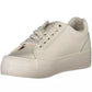 White Leather Women Sneaker