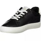 Black Polyester Women Sneaker