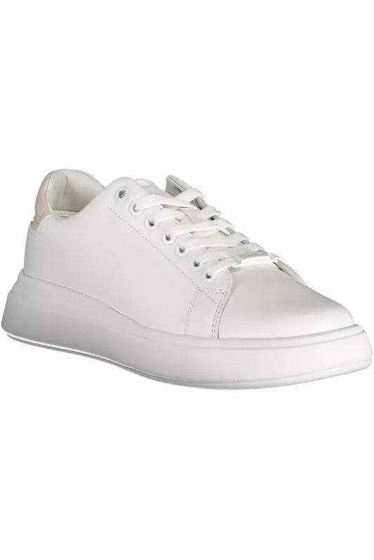 White Leather Women Sneaker