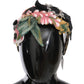 Multicolor Tiara Floral Crystal Bow Diadem Headband