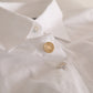 Elegant White Cotton Formal Shirt