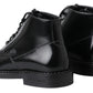 Elegant Black Leather Men's Boots