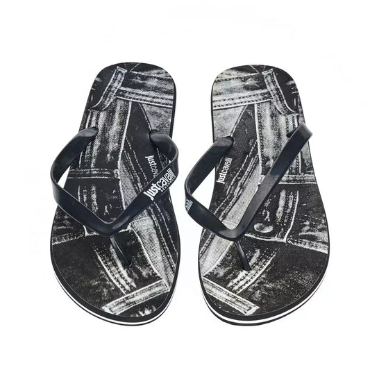 Black PVC Men Sandal