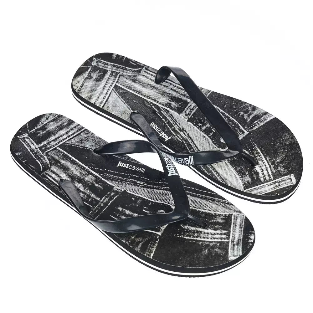 Black PVC Men's Sandal